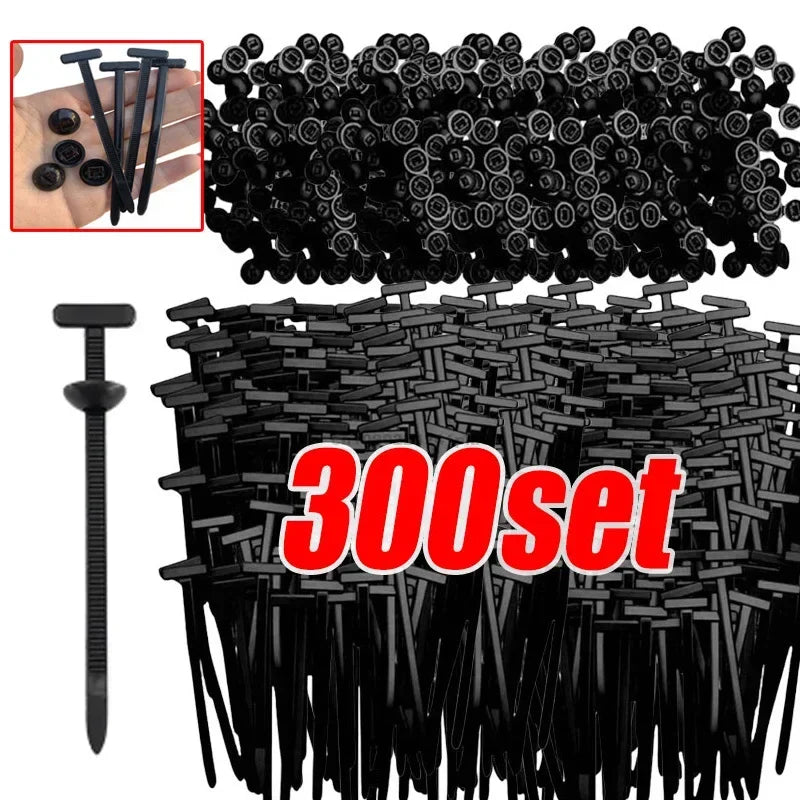 Self-Locking Nylon Cable Tie Fasteners for Automotive Wiring