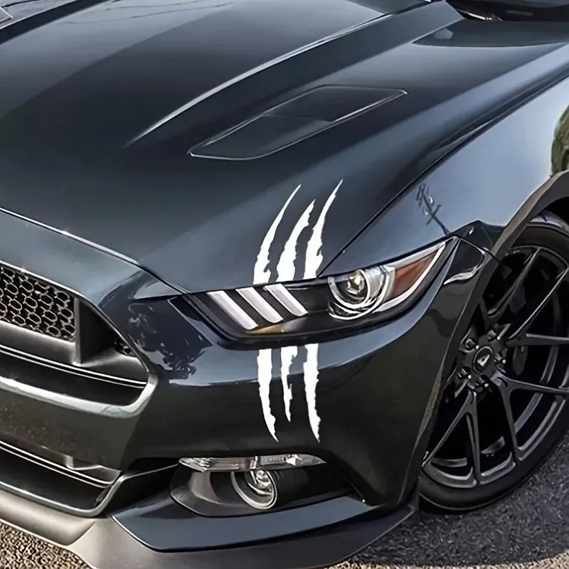 Ghost Claw Car Headlight Decal Sticker - 9