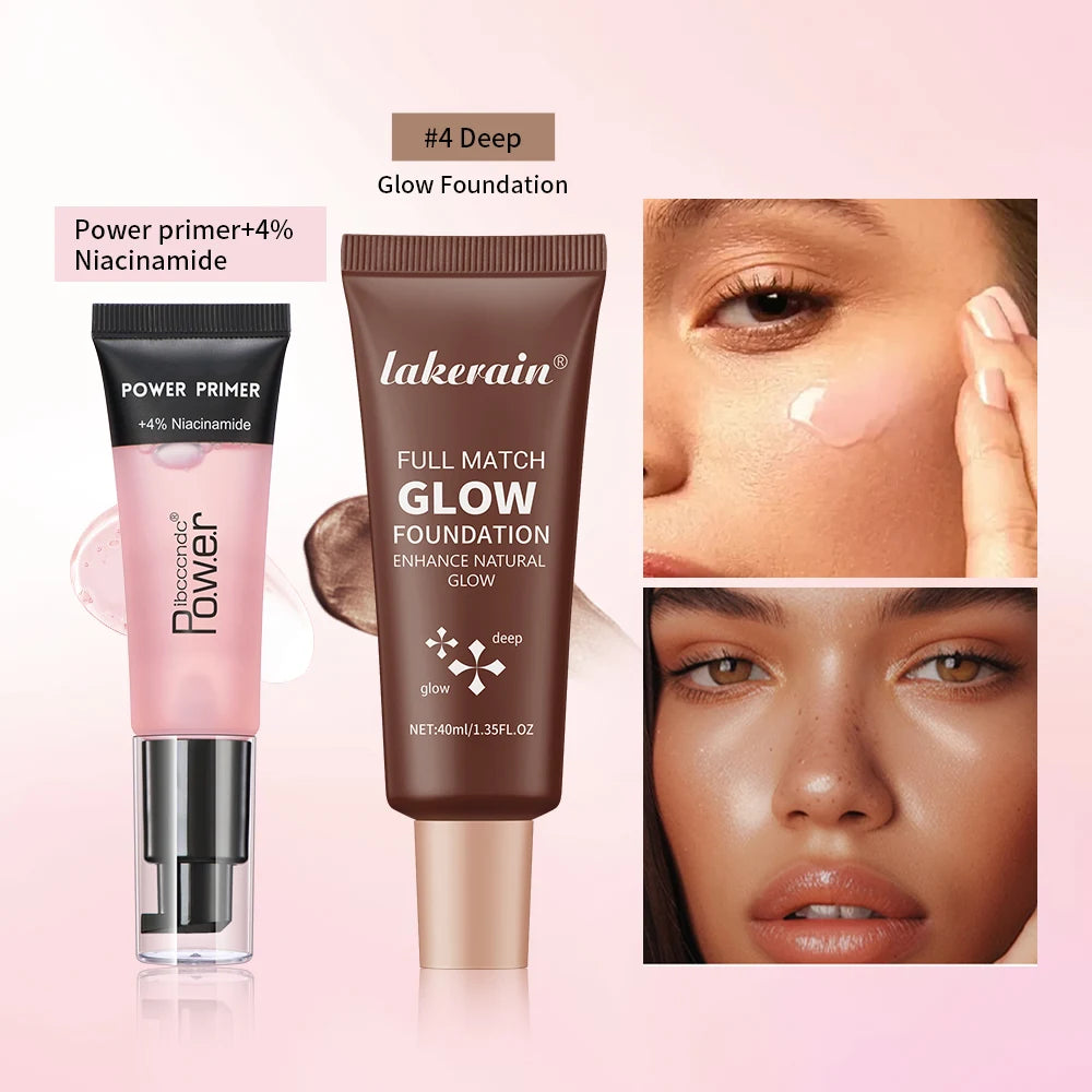 Hydrating Makeup Primer and Glow Foundation Combo - 7