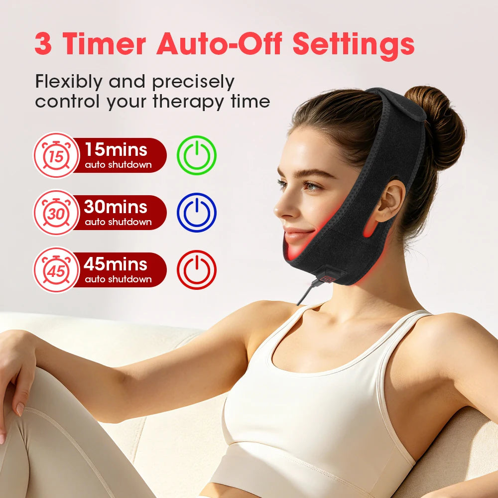 Red and Infrared Light Therapy Wrap for Face Neck and Body - 4