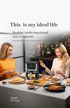 4.5L Stainless Steel Digital Oil-Free Air Fryer