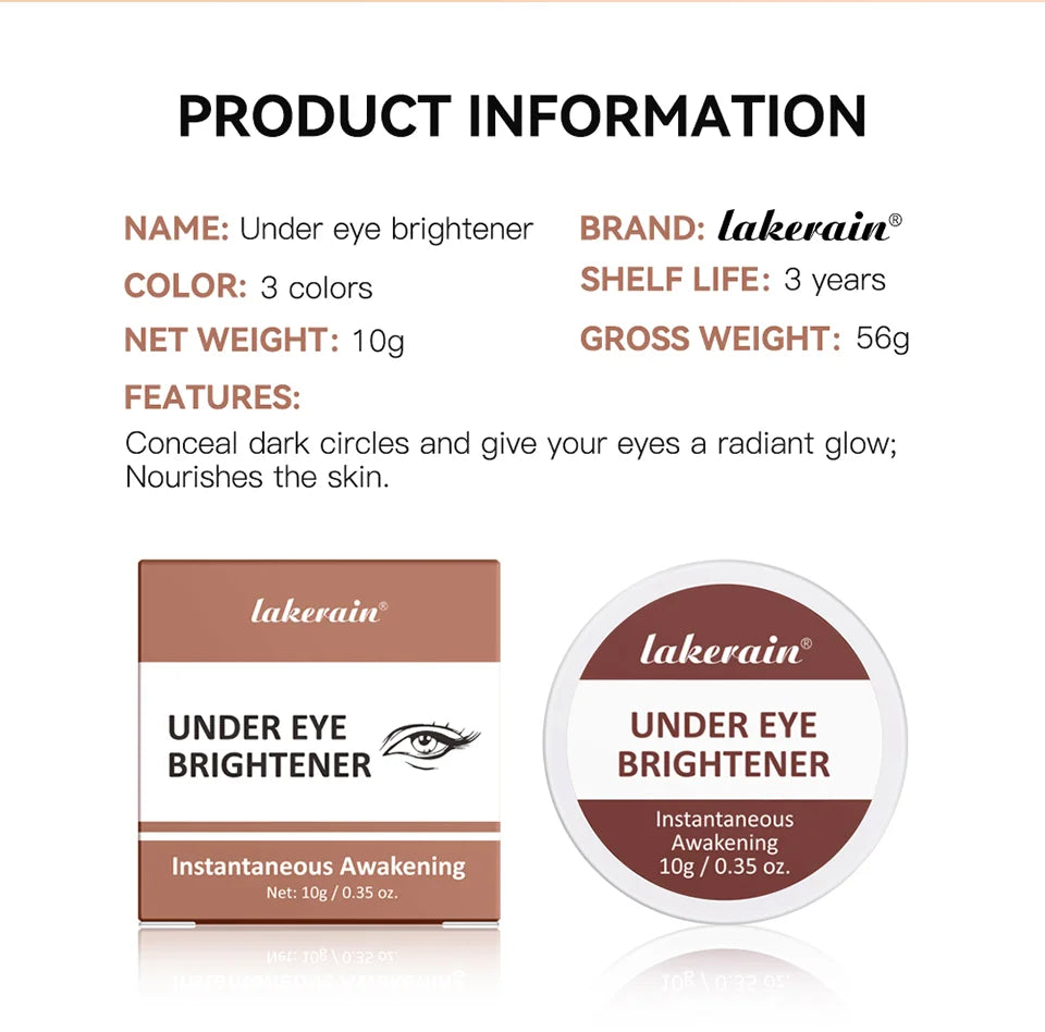 Color Correcting Under Eye Brightener Concealer Cream - 15