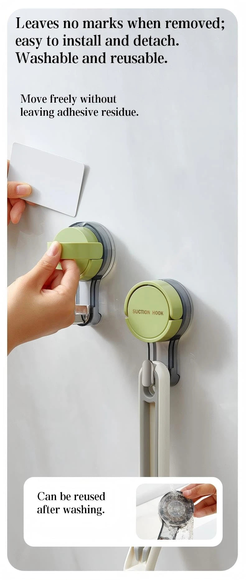 Heavy Duty Vacuum Suction Cup Wall Hook