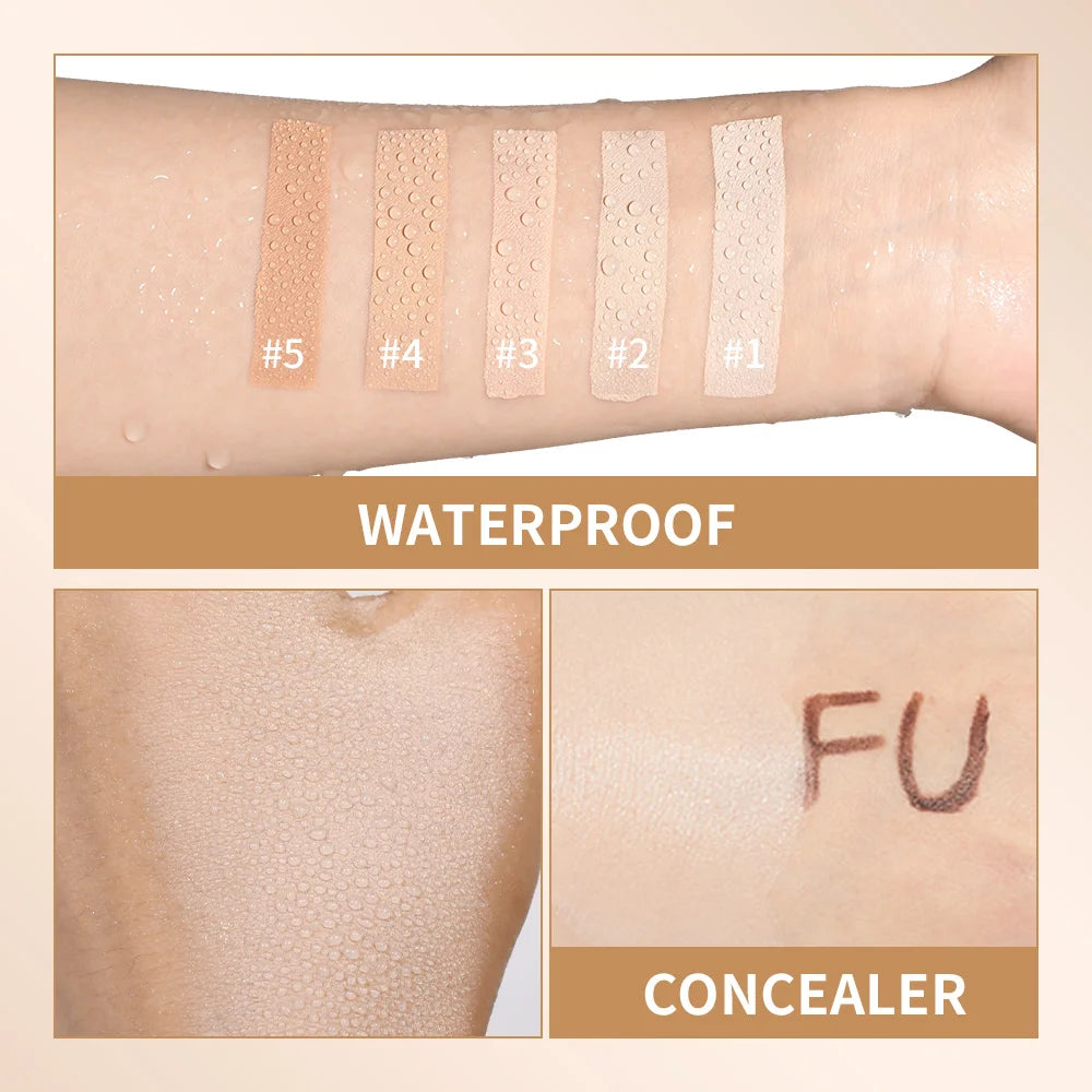 Matte Foundation Stick with Built-in Blending Brush - 6