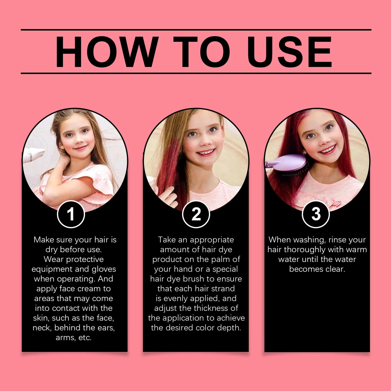 Temporary Hair Color Wax for Kids - 24
