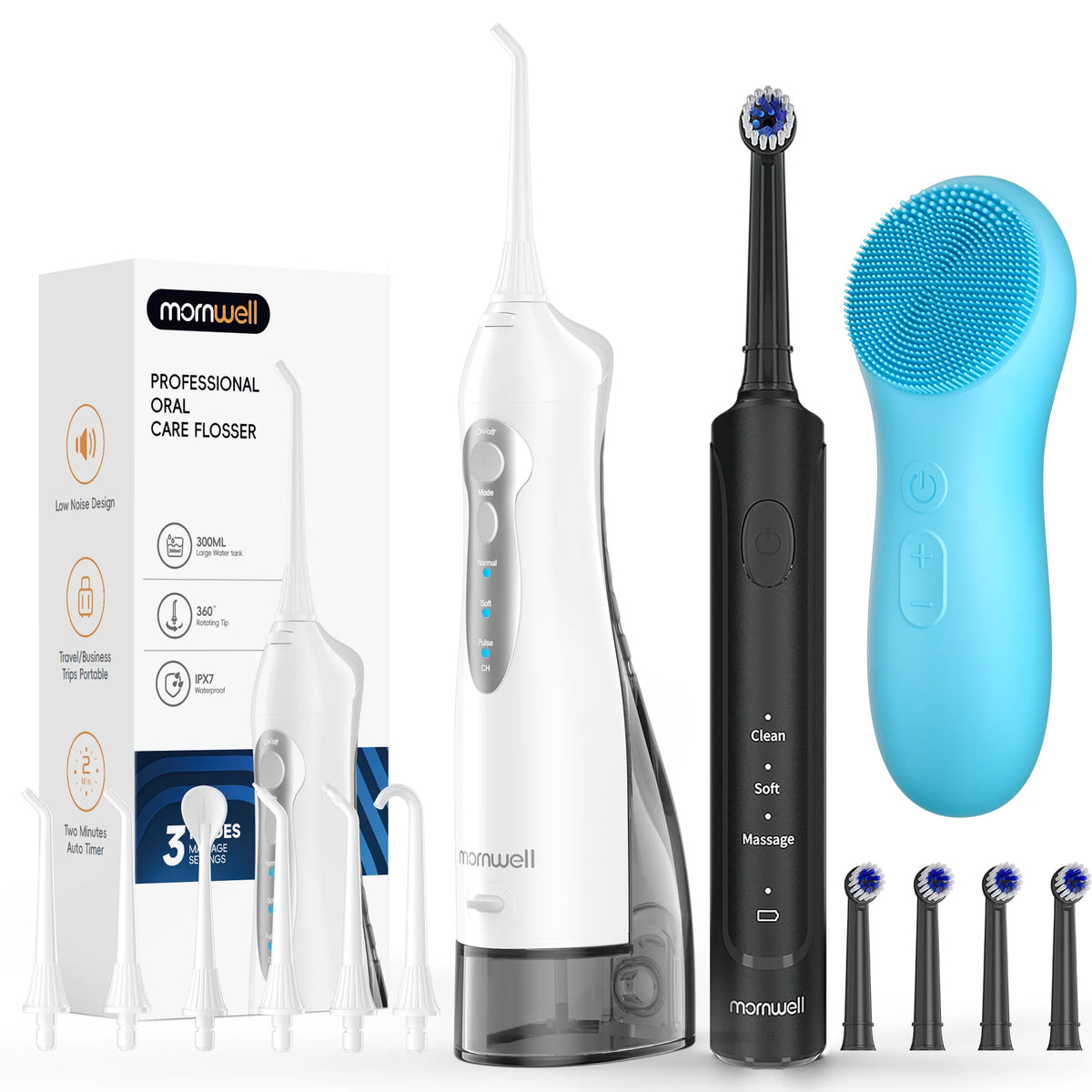 3-in-1 Professional Oral and Facial Cleaning Kit