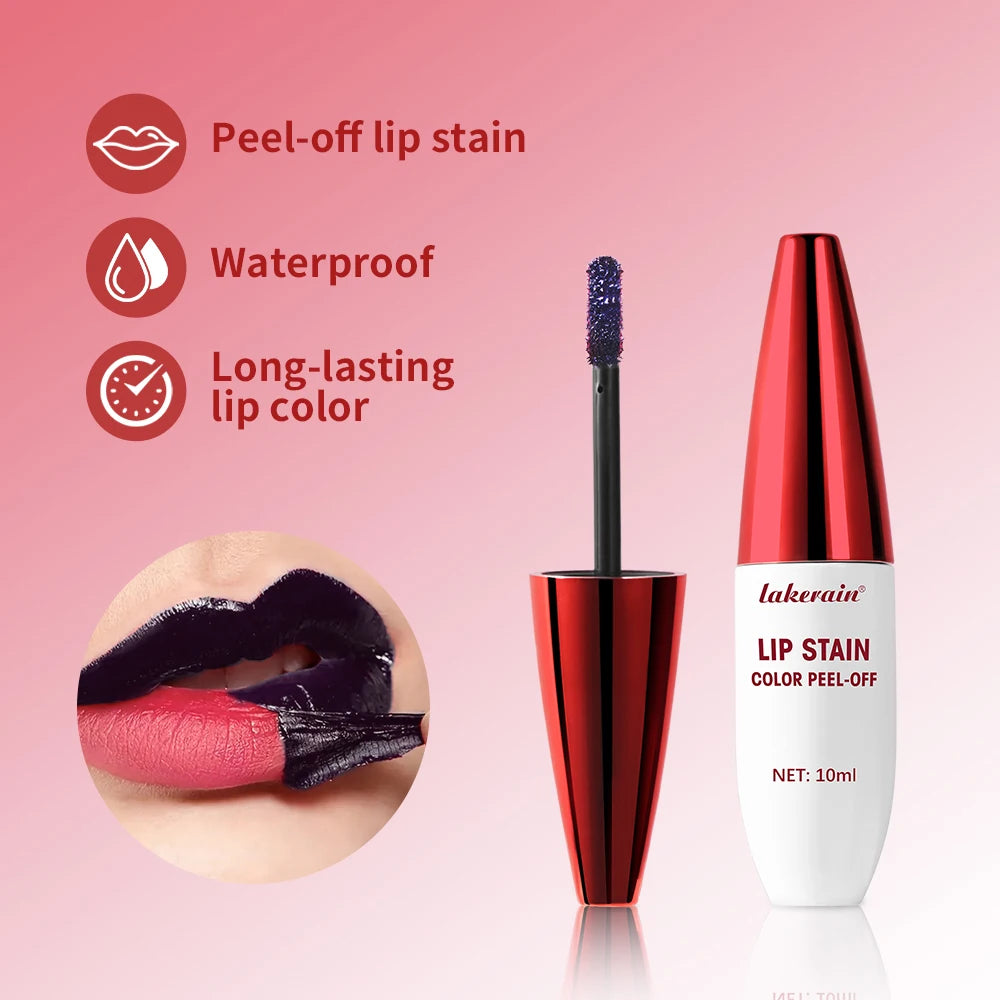 Waterproof Peel-Off Matte Lip Stain Tint - 4