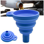 Collapsible Silicone Funnel for Car Oil and Fluid Changes