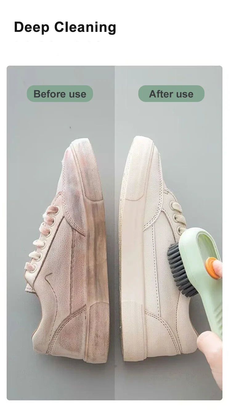 Automatic Liquid Dispensing Shoe Cleaning Brush
