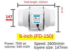 Inline Duct Exhaust Ventilation Fan for Kitchen and Bathroom