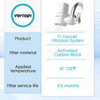 Faucet-Mounted Water Purifier Filter System