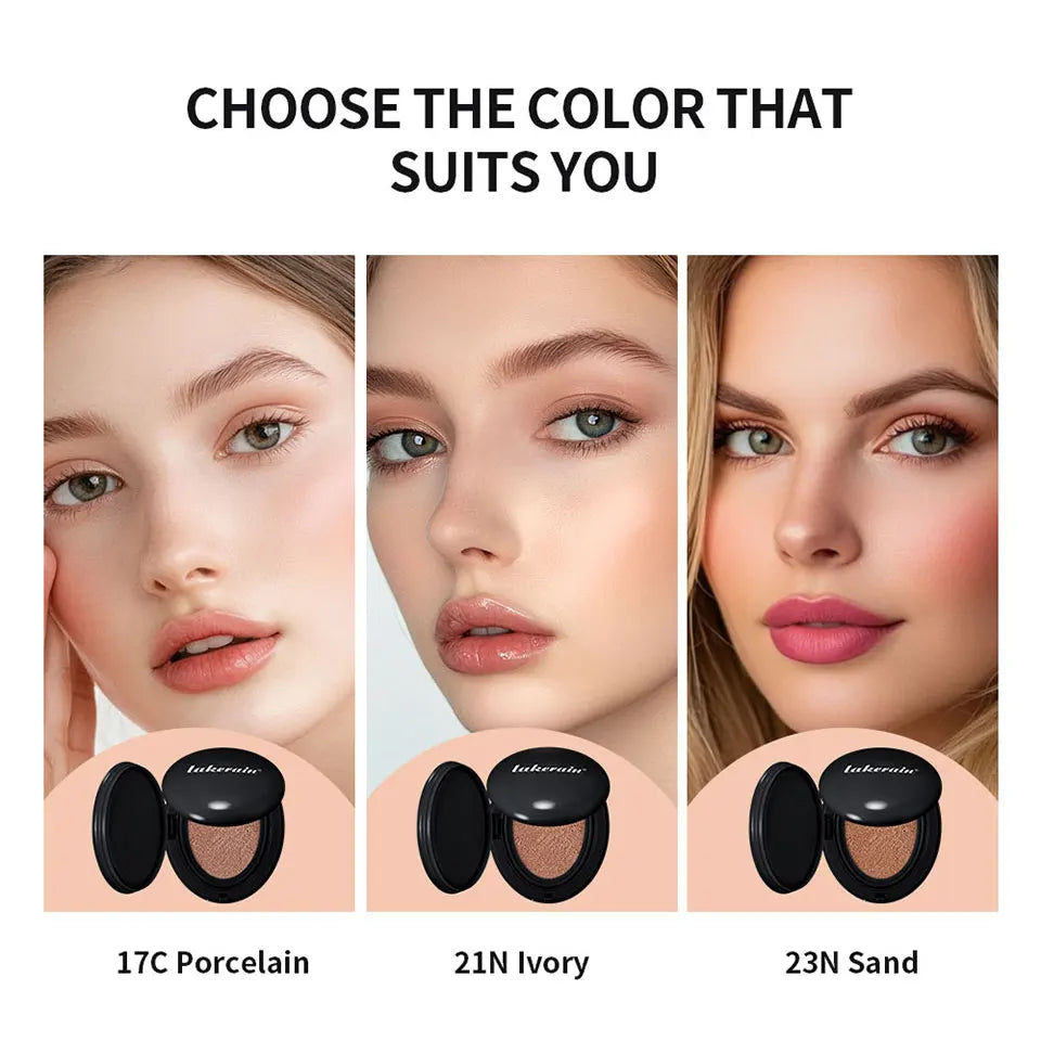 Semi-Matte Long-Lasting Cushion Foundation for Flawless Coverage