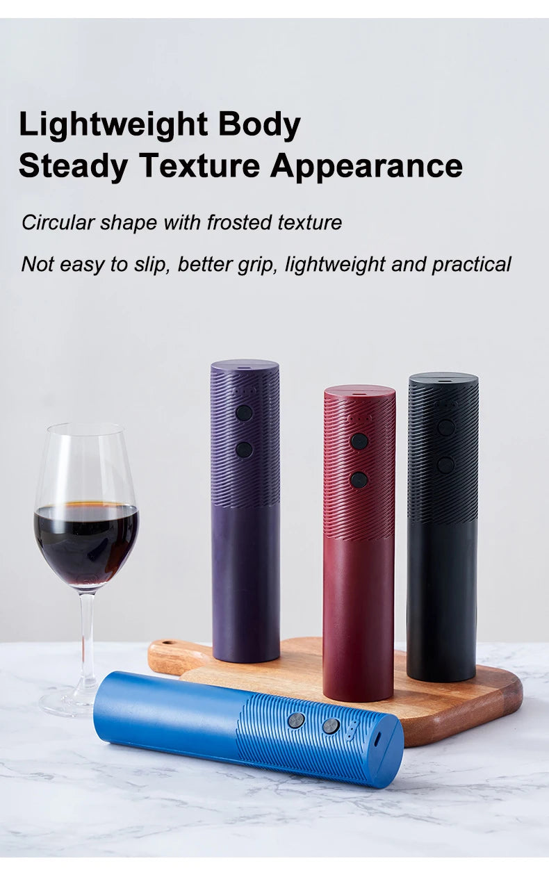 Automatic Rechargeable Electric Wine Bottle Opener Set