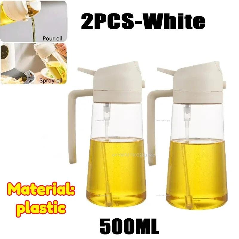 2-in-1 Kitchen Oil Dispenser and Spray Bottle
