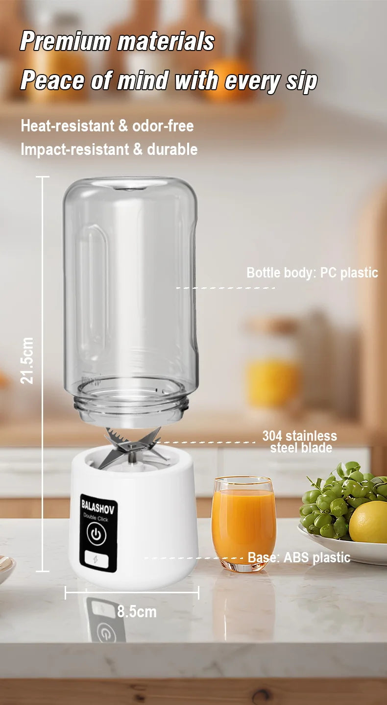 Portable Rechargeable Electric Fruit and Vegetable Blender