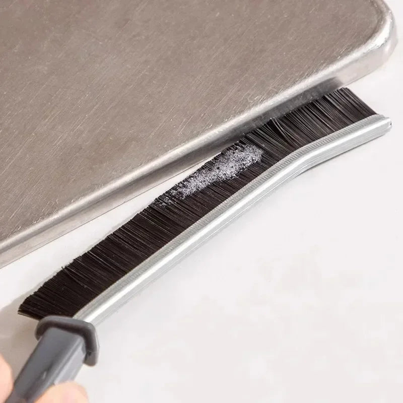 Hard-Bristled Crevice Cleaning Brush for Tight Gaps and Tiles