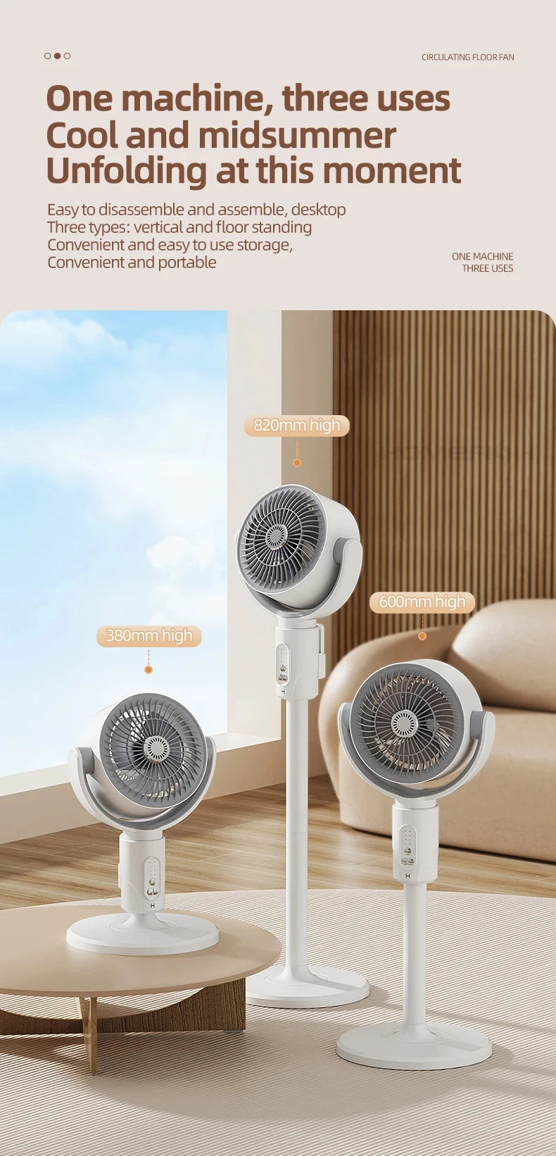 360 Degree Quiet Circulation Fan with Aromatherapy and Mosquito Repel - 8