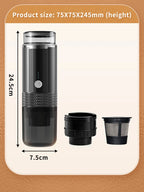 Portable Wireless Espresso Coffee Maker for Travel and Camping