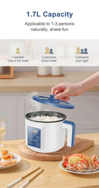 Compact Multi-Function Electric Rice Cooker for Home