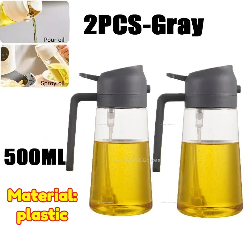 2-in-1 Kitchen Oil Dispenser and Spray Bottle