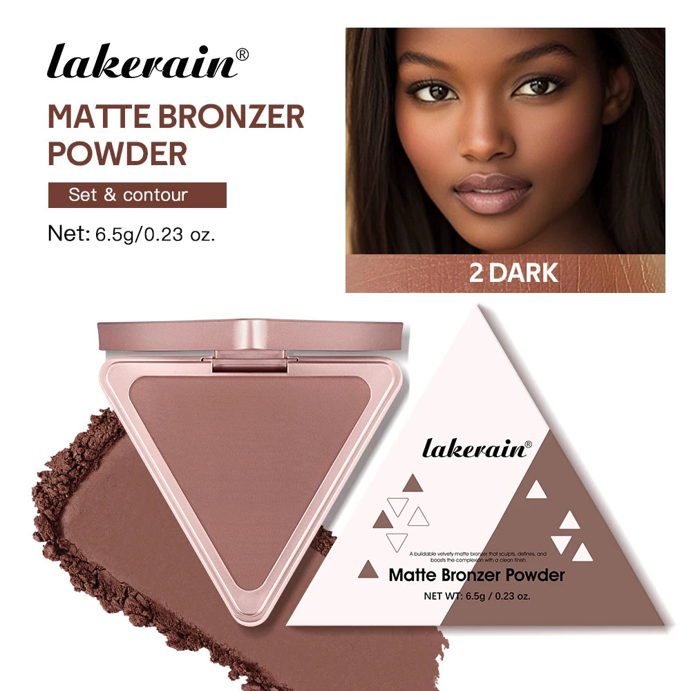 Matte Bronzer Powder for Face Contouring