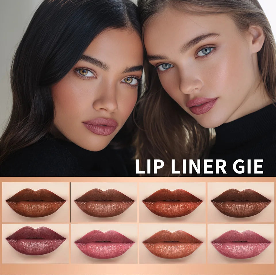 Waterproof Ballpoint Felt Tip Lip Liner Stain - 10