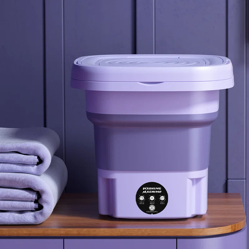 Portable Folding Washing Machine for Underwear and Socks