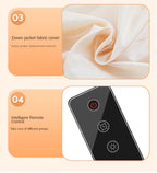 Portable Electric Folding Clothes Dryer with Remote Control