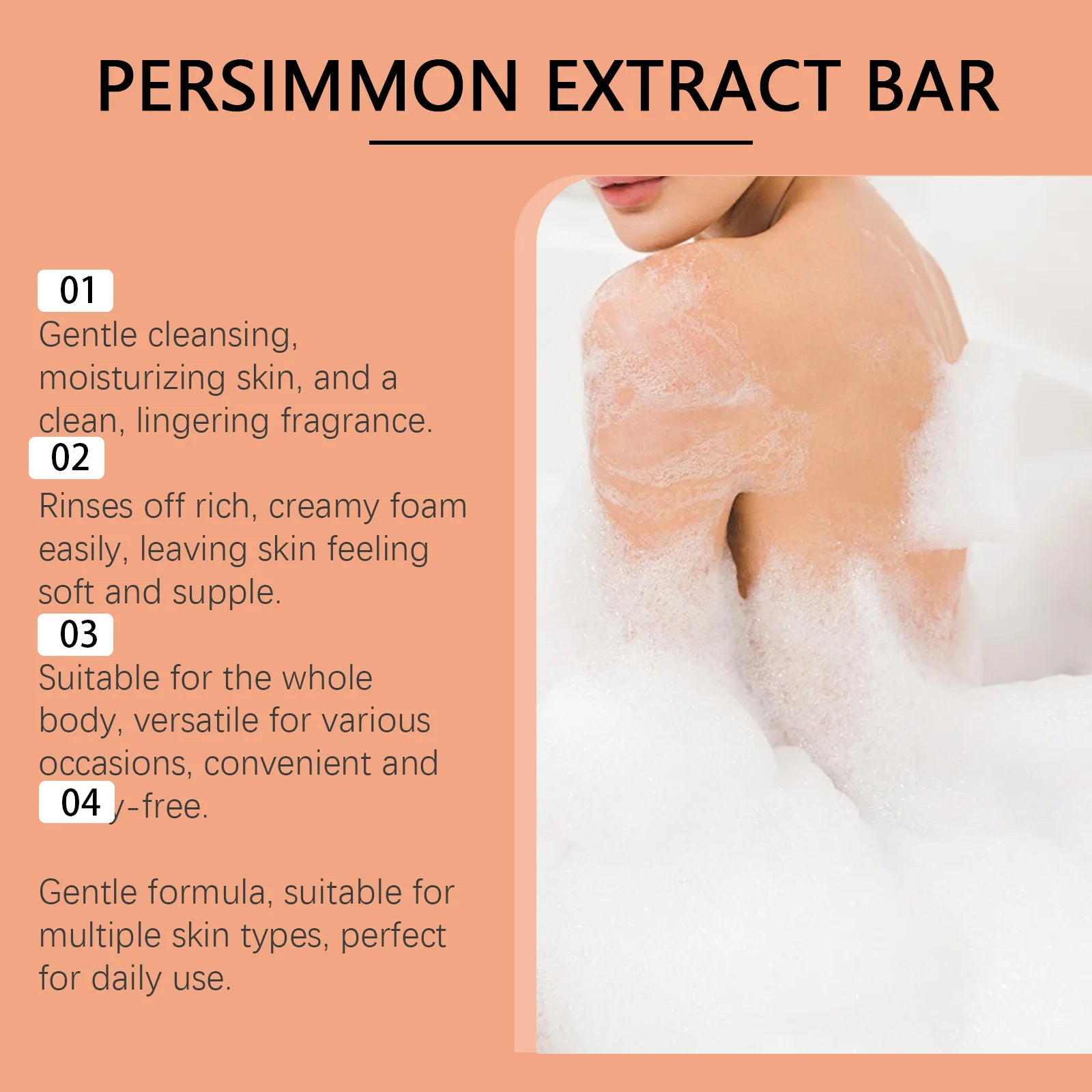 Persimmon Extract Deodorizing Body Soap for Aging Odor - 10