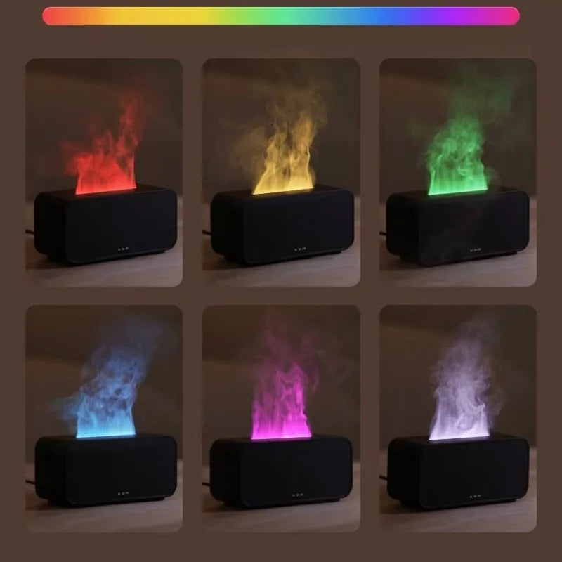 Flame Effect Aroma Diffuser and Essential Oil Humidifier - 5