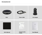 Solar Powered Car Air Purifier and Deodorizer