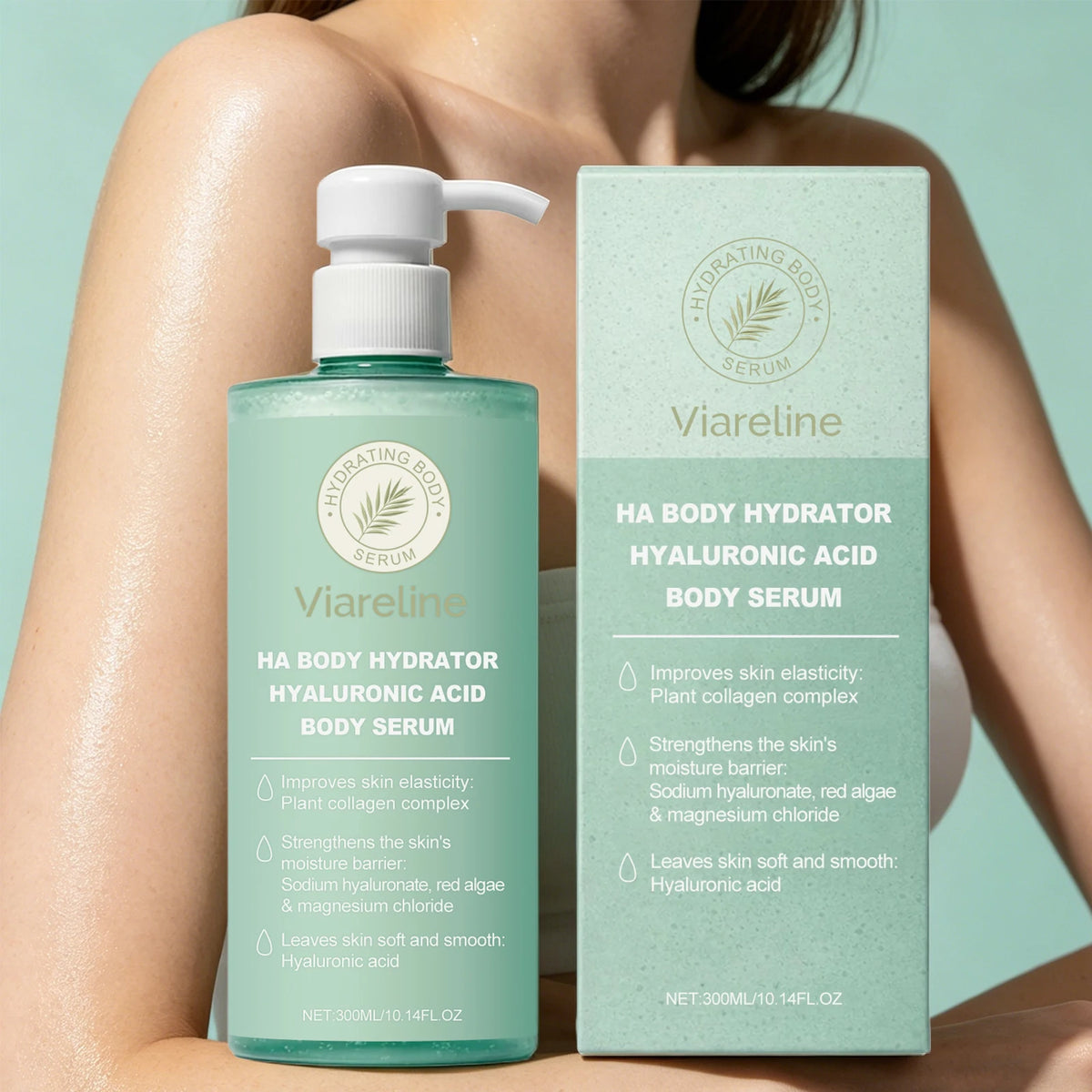 Hyaluronic Acid Hydrating Body Serum for Dry Skin