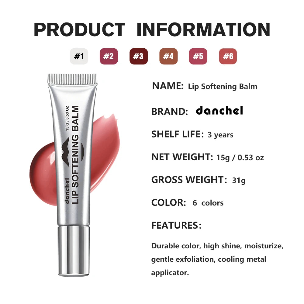 Hydrating Tinted Lip Balm for Smooth Glossy Lips - 16