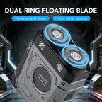 Portable Electric Dual Head Shaver for Men