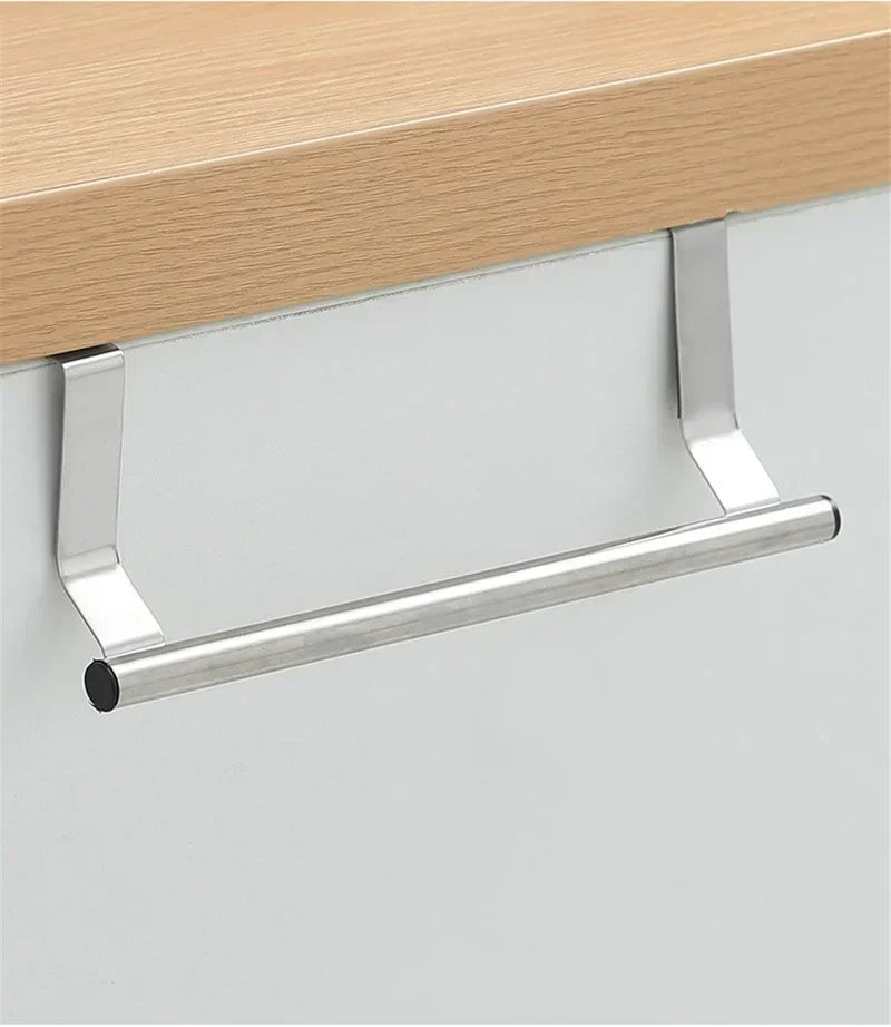 Stainless Steel Over-Cabinet Door Towel Rack