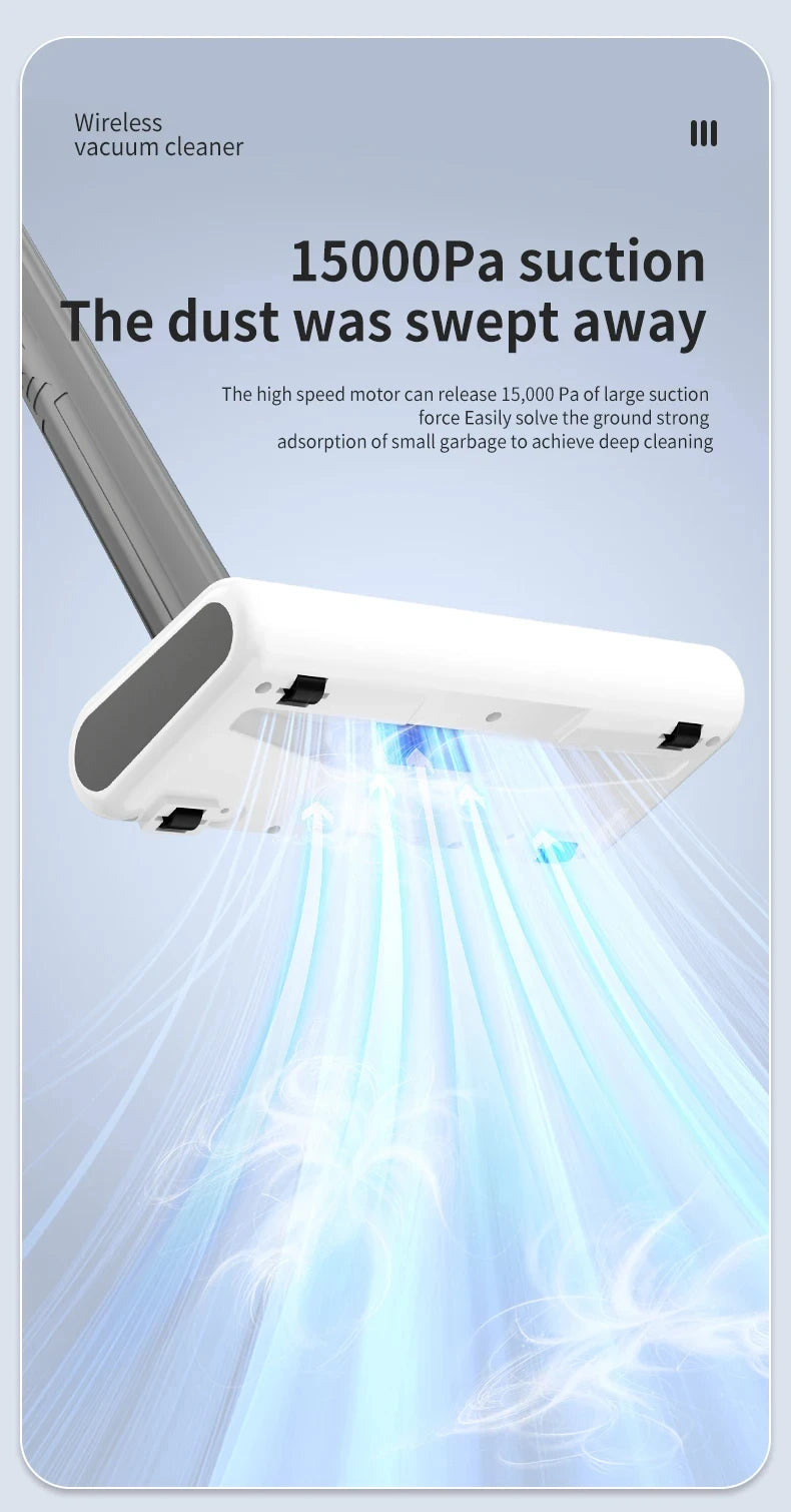 Lightweight Cordless Stick Vacuum for Floors and Carpets