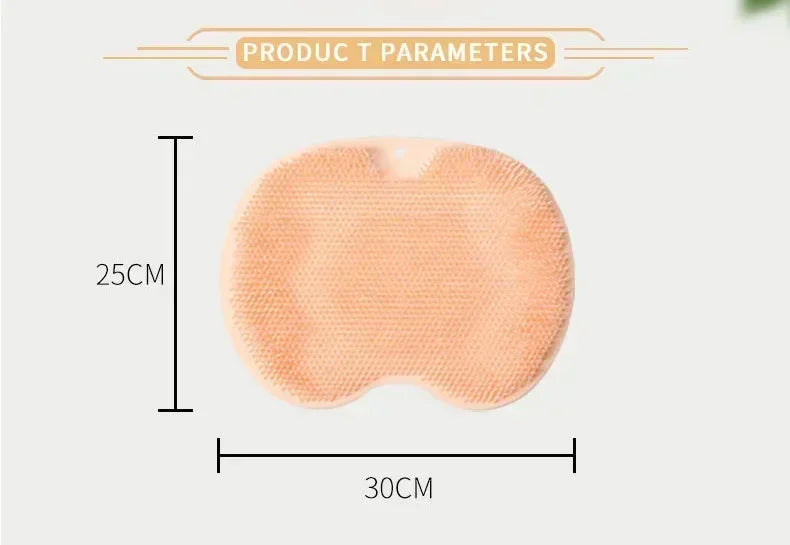 Non-Slip Silicone Shower Foot Scrubber and Massage Mat