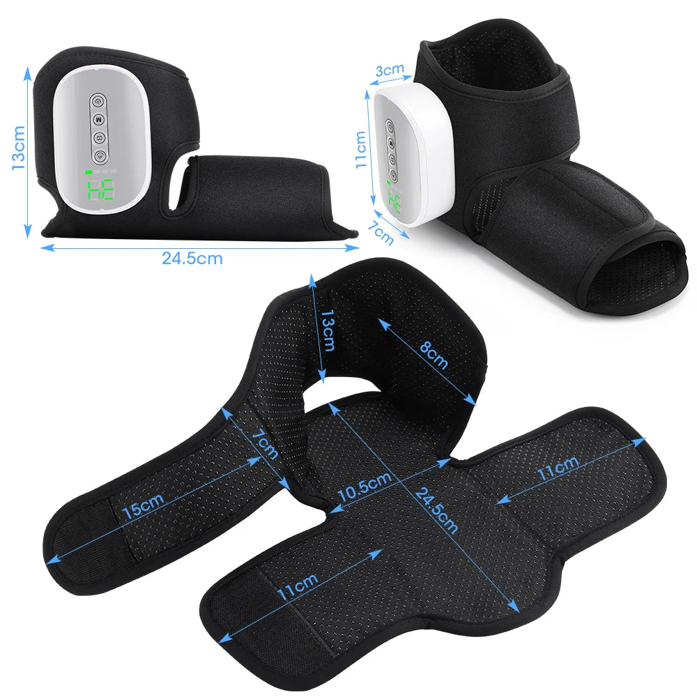 Heated Air Compression Foot and Ankle Massager
