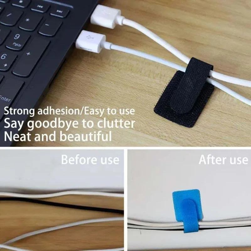 Self-Adhesive Reusable Cable Organizer Ties - 3
