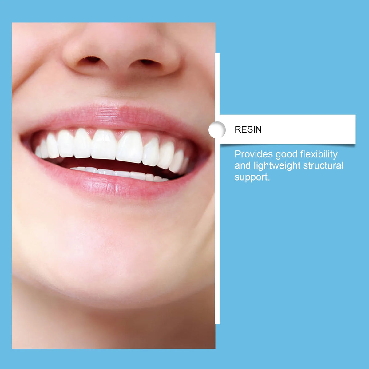 Snap-On Silicone Denture Set for Instant Smile Correction