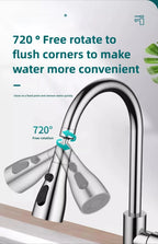 3-Mode Kitchen Sink Faucet Replacement Spray Head