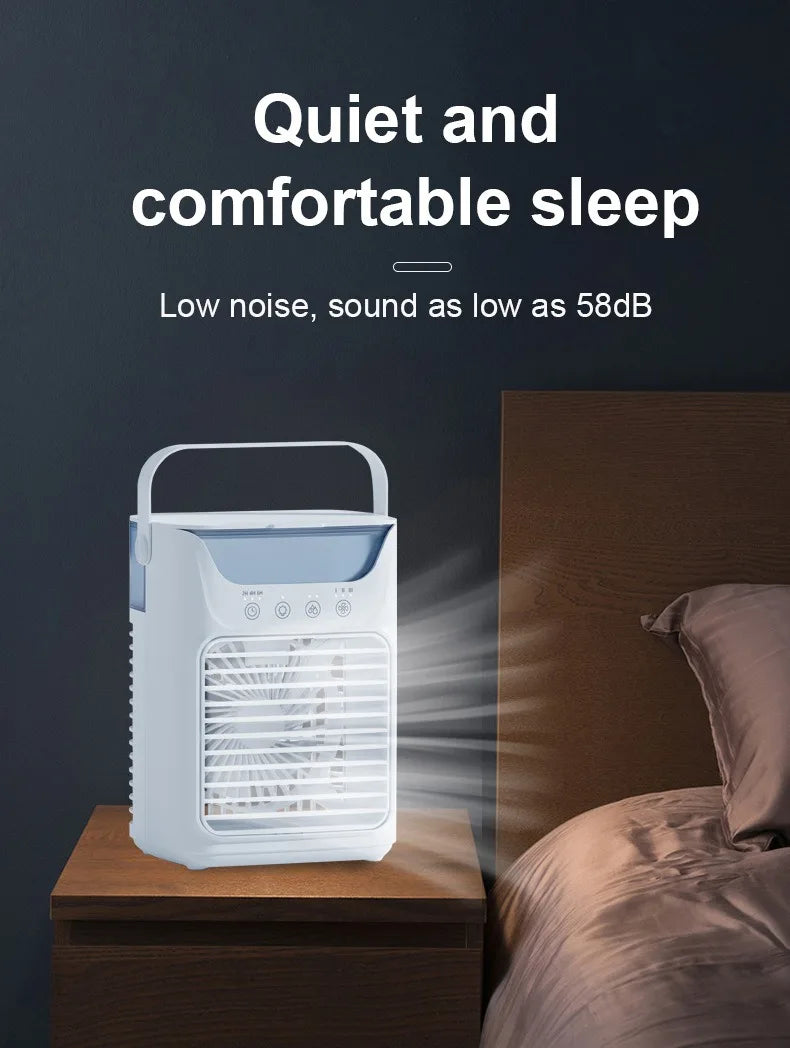 Portable Desktop Air Cooler with Humidifier Spray - 15