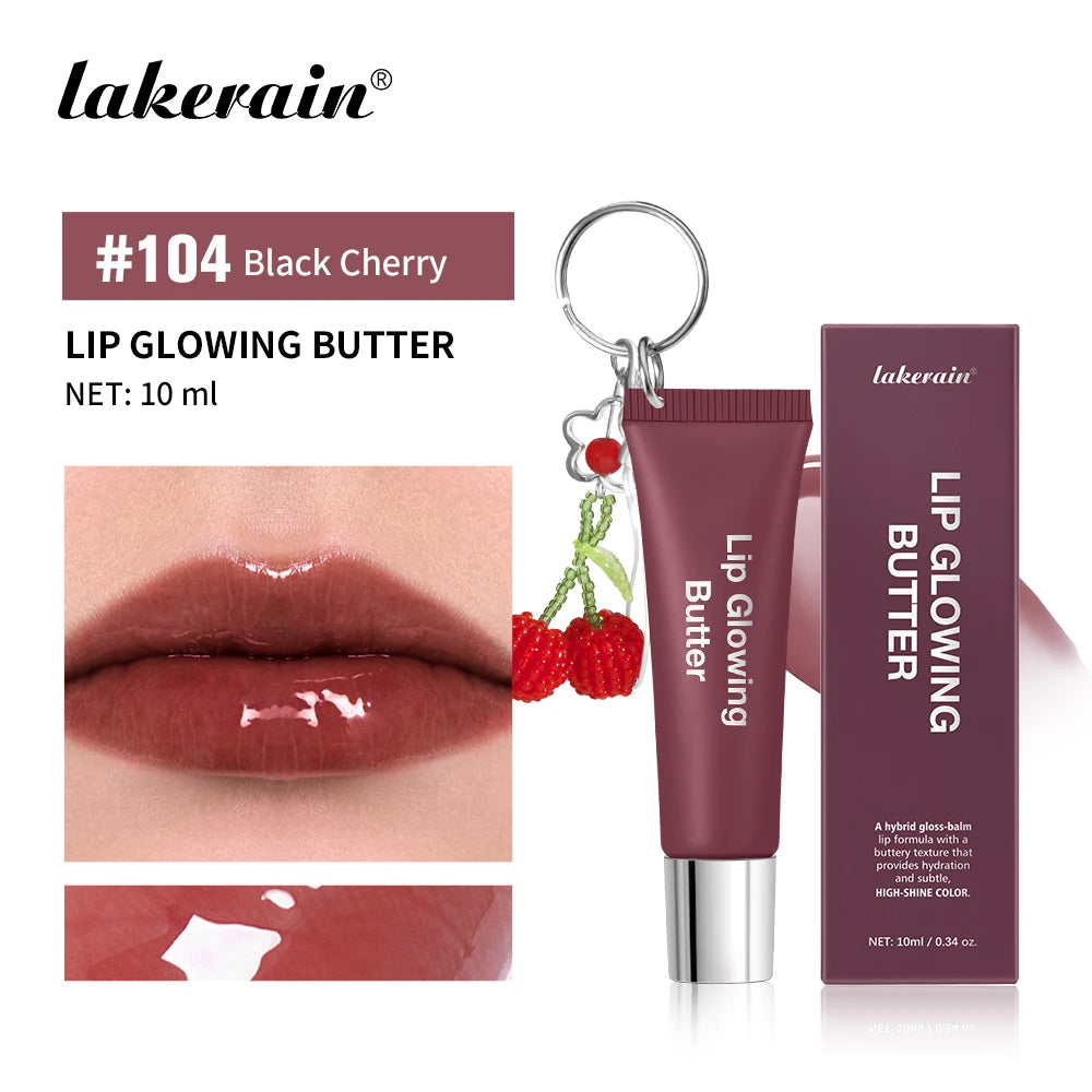 Moisturizing Lip Gloss Butter with Keychain