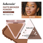 Matte Bronzer Powder for Face Contouring