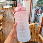Motivational Leakproof Water Bottle with Time Marker
