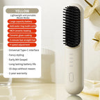 Fast-Heating Cordless Ionic Hair Straightener Brush