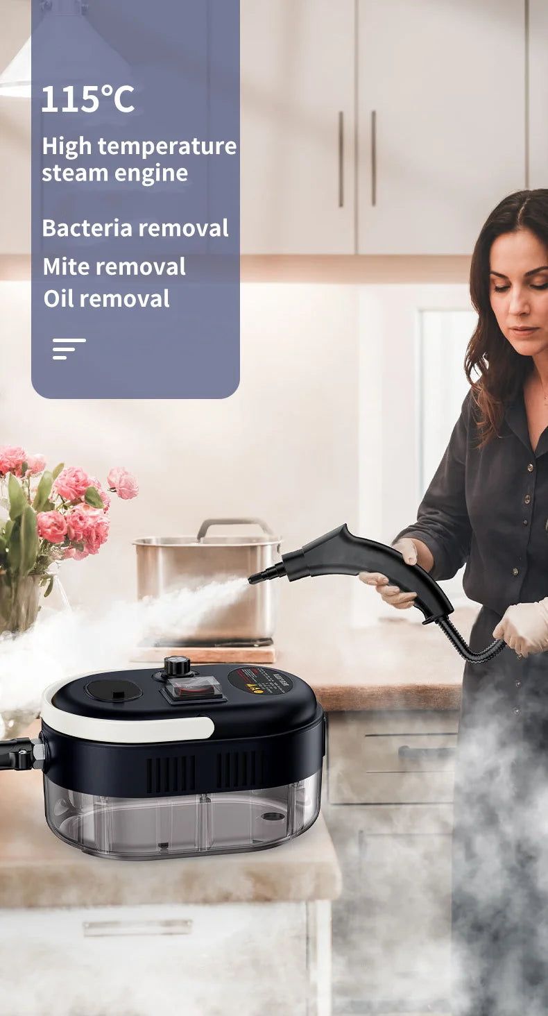 High-Pressure Handheld Steam Cleaner for Home and Kitchen - 7