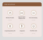 Portable Wireless Electric Coffee Maker for Camping and Travel