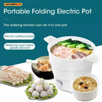 Portable Foldable Electric Hot Pot for Travel and Camping