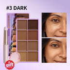8-Shade Cream Concealer and Contouring Palette